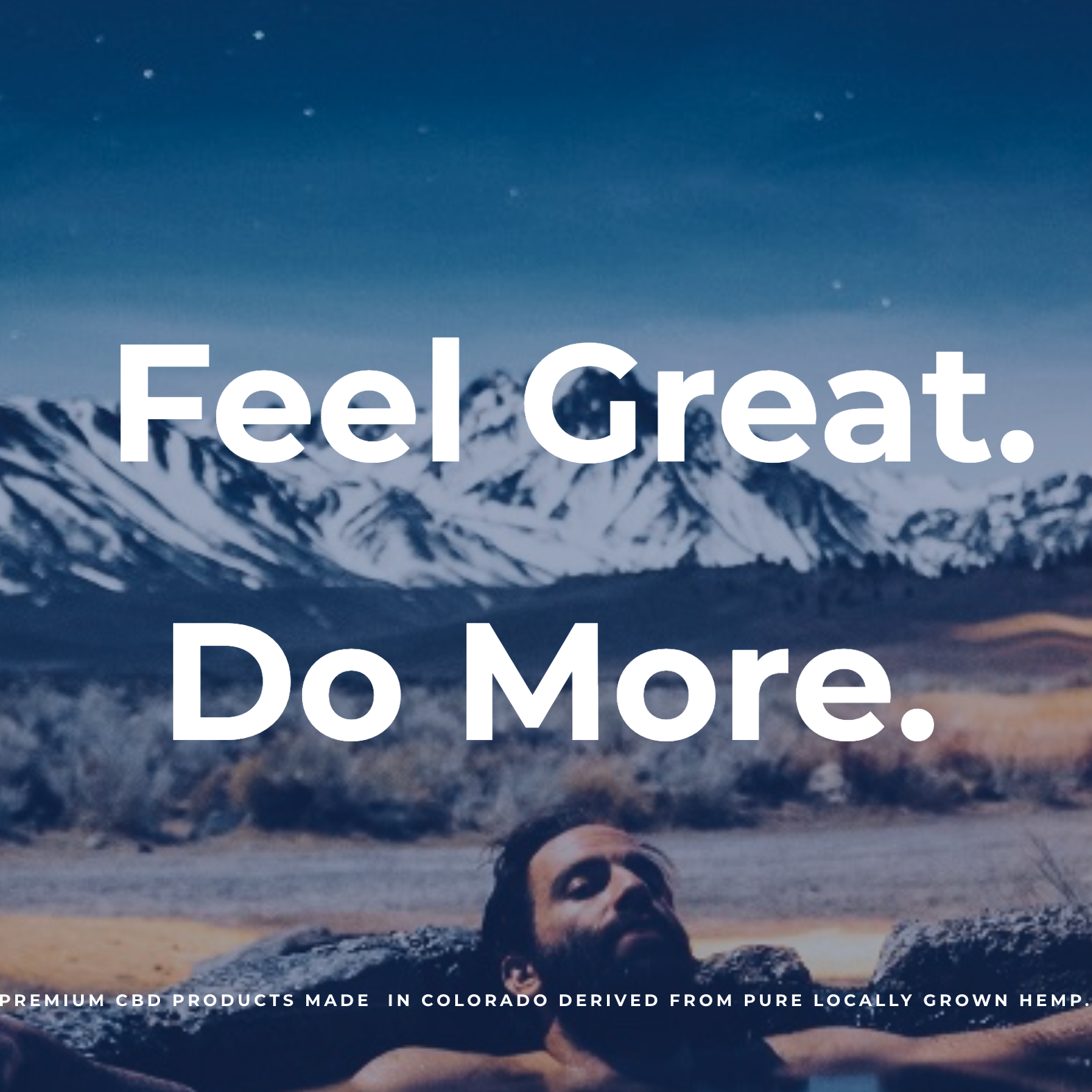 chilling in the hot springs colorado hemp seven leaves cbd