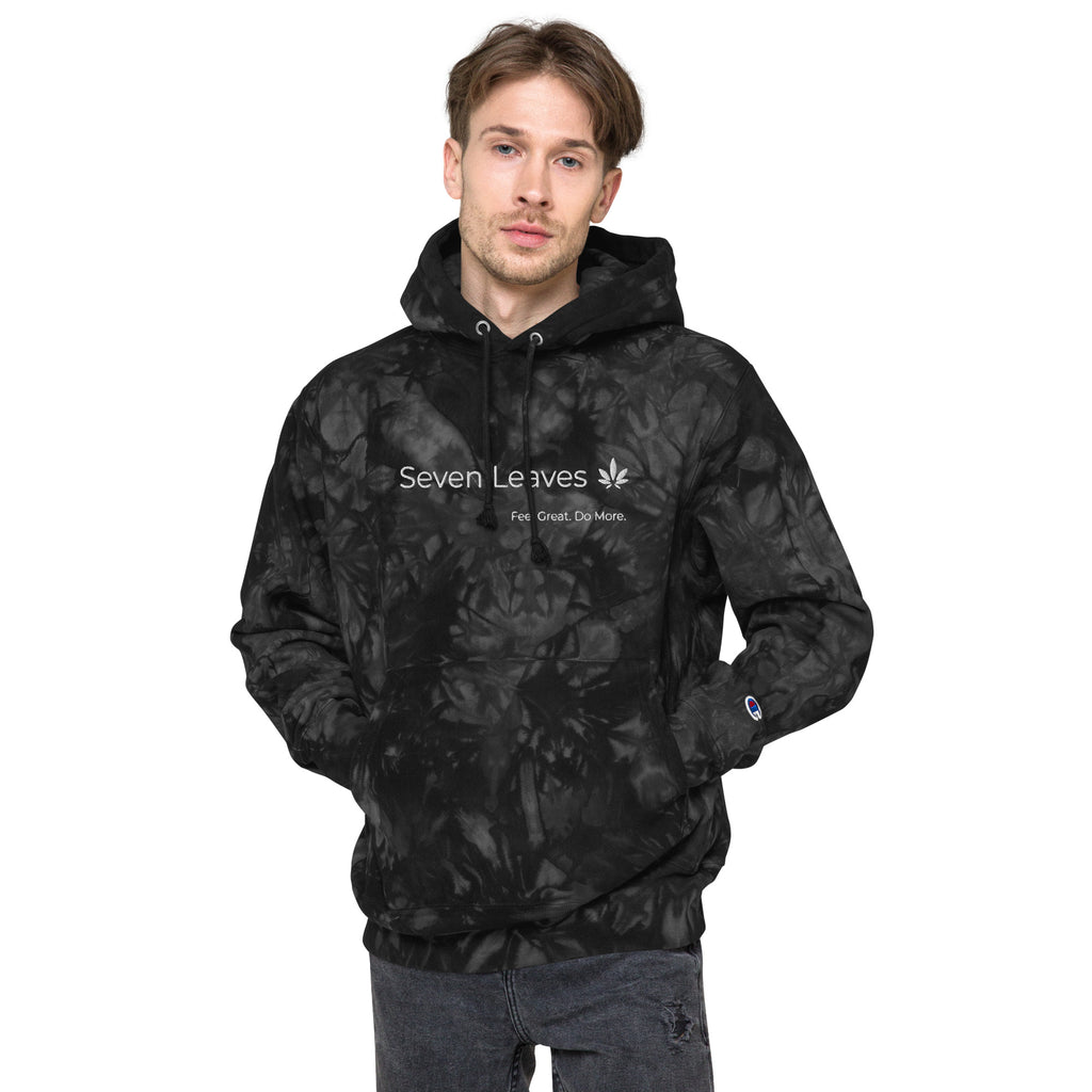 Seven Leaves Athletic Logo Unisex Champion tie-dye hoodie