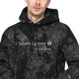 Seven Leaves Athletic Logo Unisex Champion tie-dye hoodie