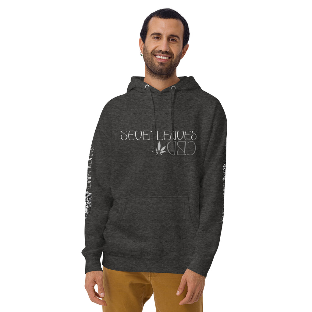 Seven Leaves Athletic Logo Unisex Hoodie