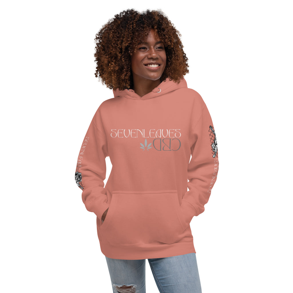 Seven Leaves Athletic Logo Unisex Hoodie