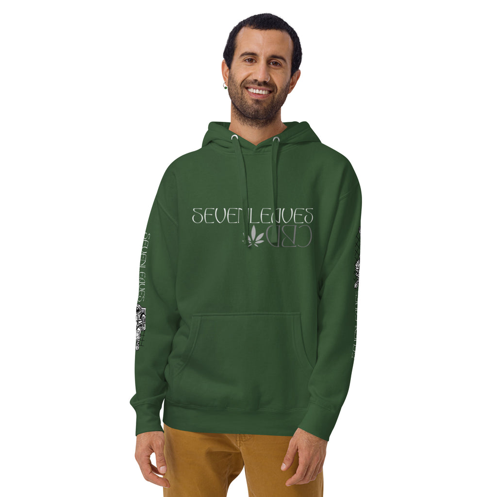 Seven Leaves Athletic Logo Unisex Hoodie
