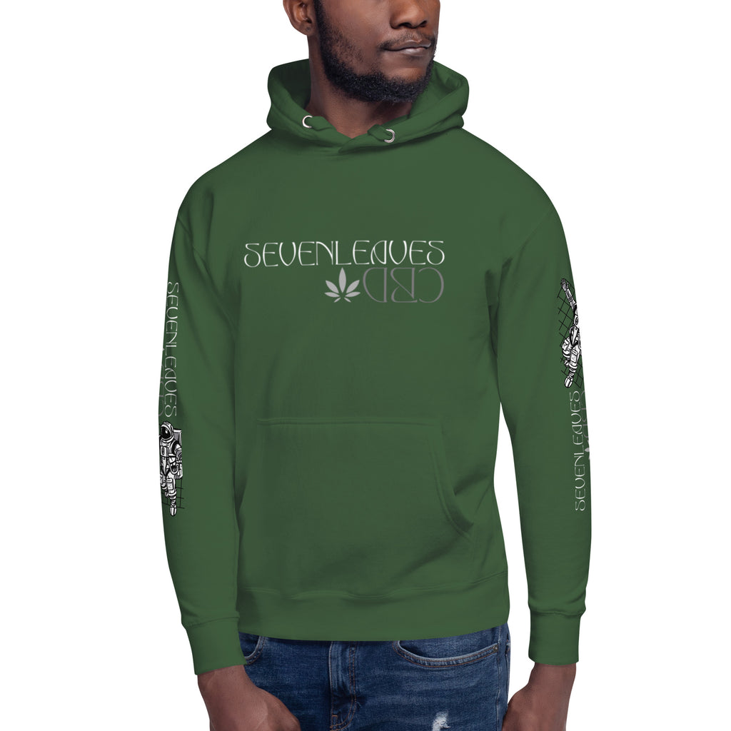 Seven Leaves Athletic Logo Unisex Hoodie