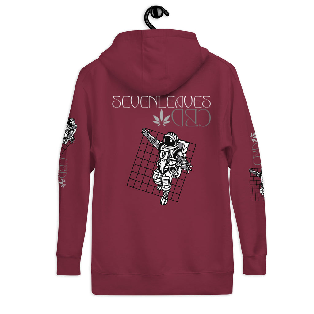 Seven Leaves Athletic Logo Unisex Hoodie