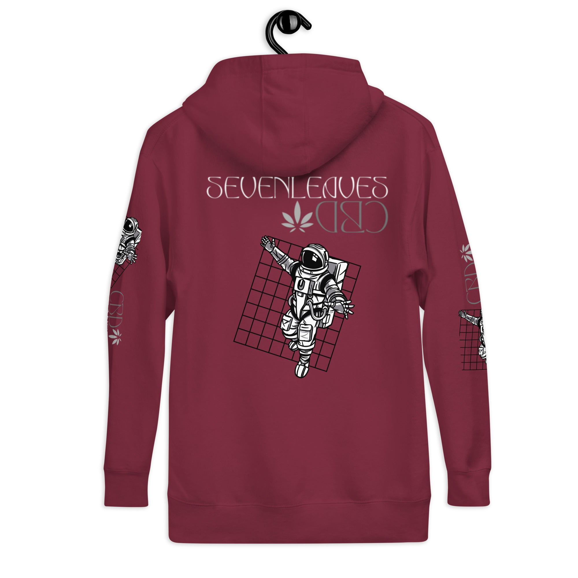 Seven Leaves Athletic Logo Unisex Hoodie