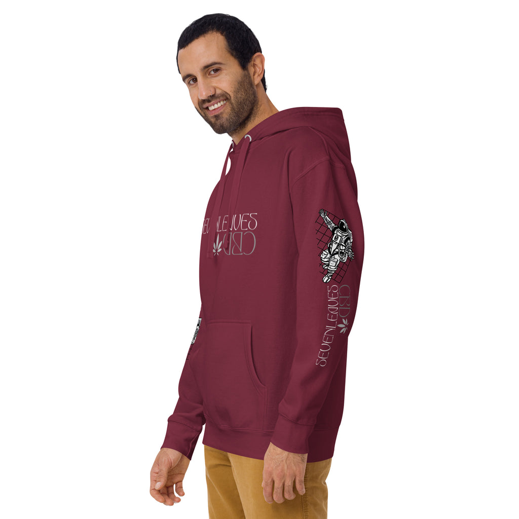 Seven Leaves Athletic Logo Unisex Hoodie