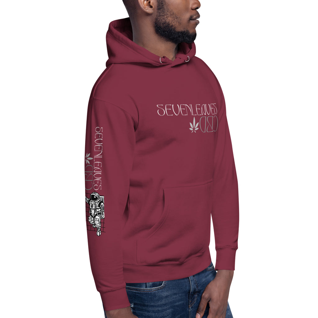 Seven Leaves Athletic Logo Unisex Hoodie