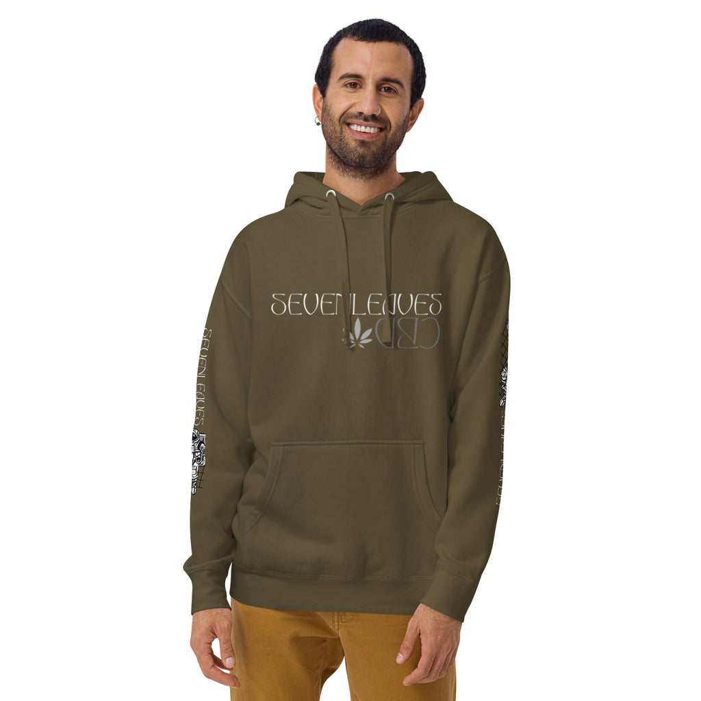 Seven Leaves Athletic Logo Unisex Hoodie