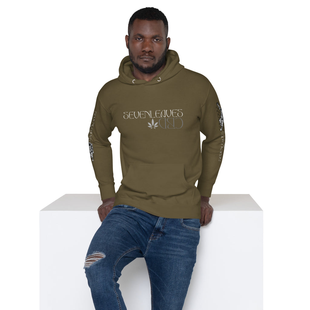 Seven Leaves Athletic Logo Unisex Hoodie