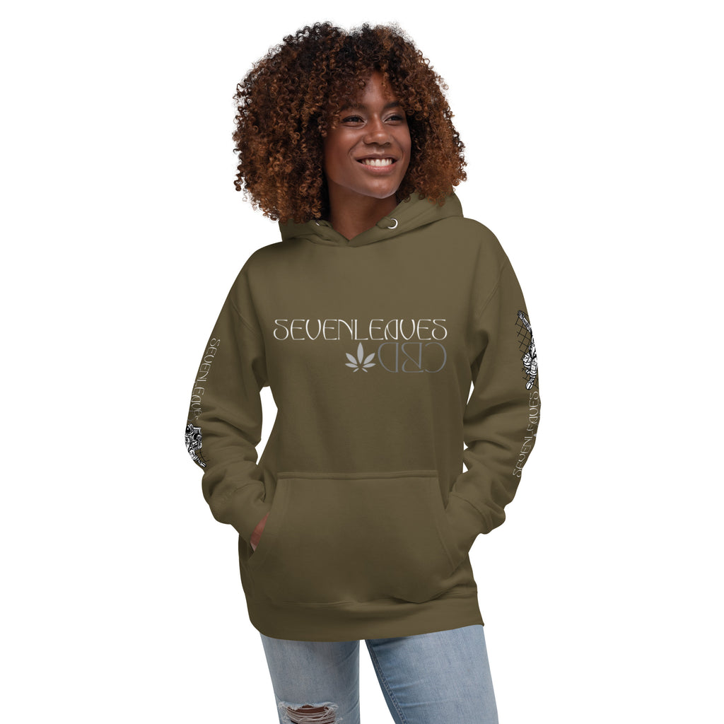 Seven Leaves Athletic Logo Unisex Hoodie