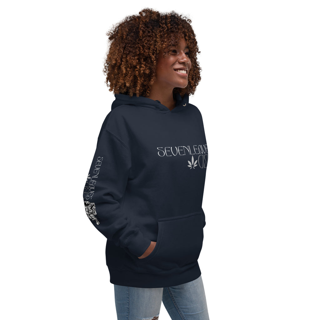 Seven Leaves Athletic Logo Unisex Hoodie
