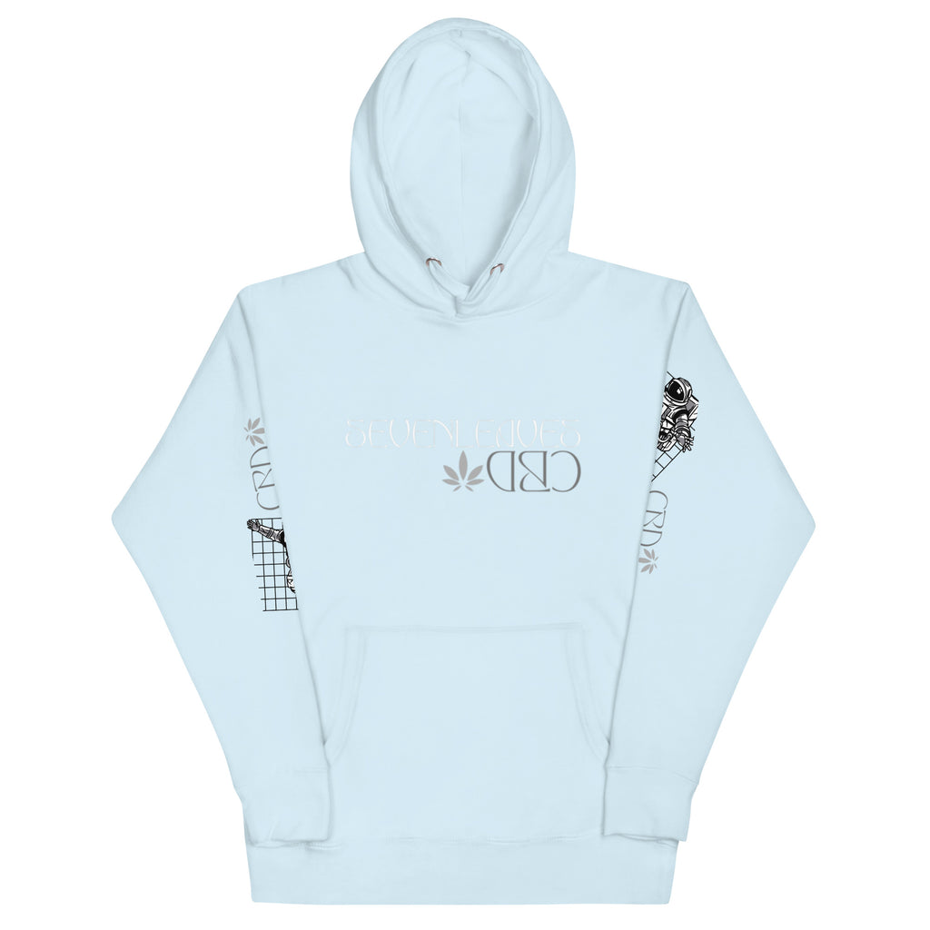 Seven Leaves Athletic Logo Unisex Hoodie