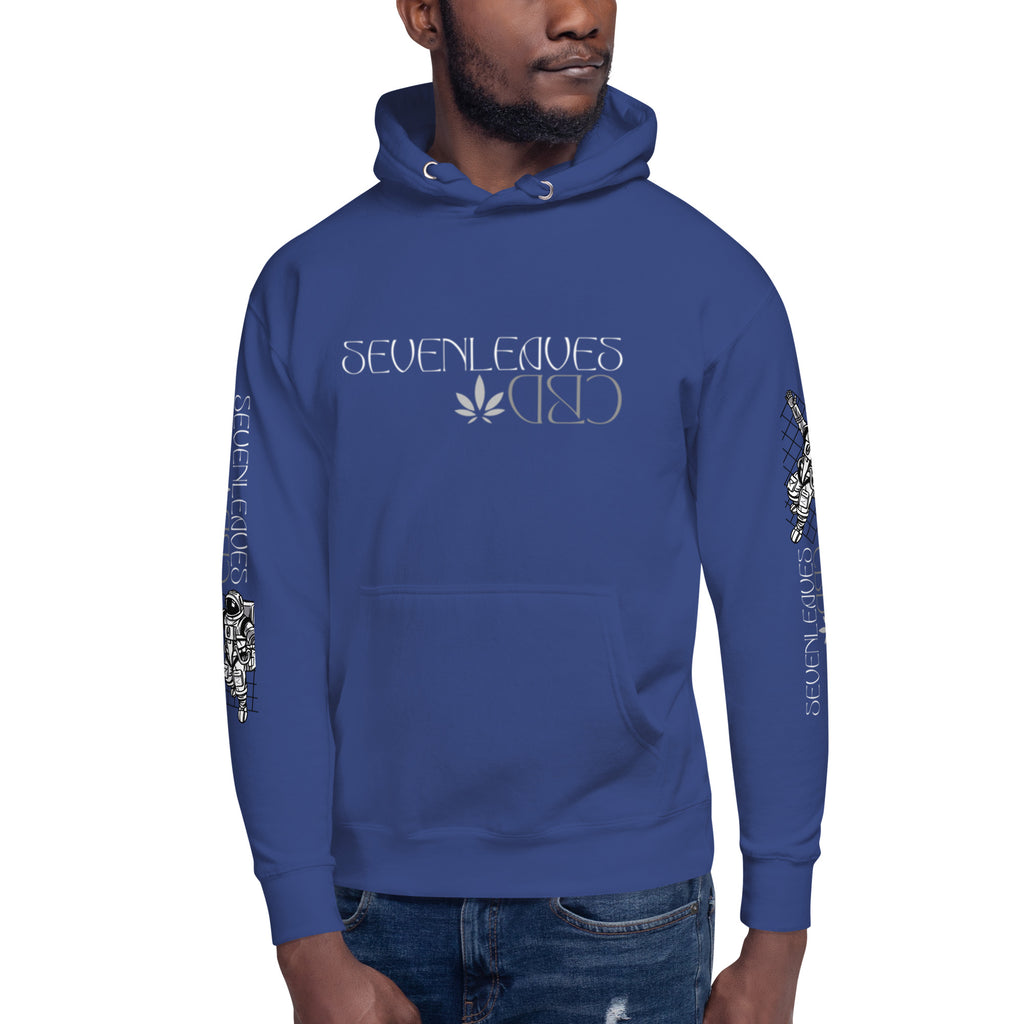 Seven Leaves Athletic Logo Unisex Hoodie